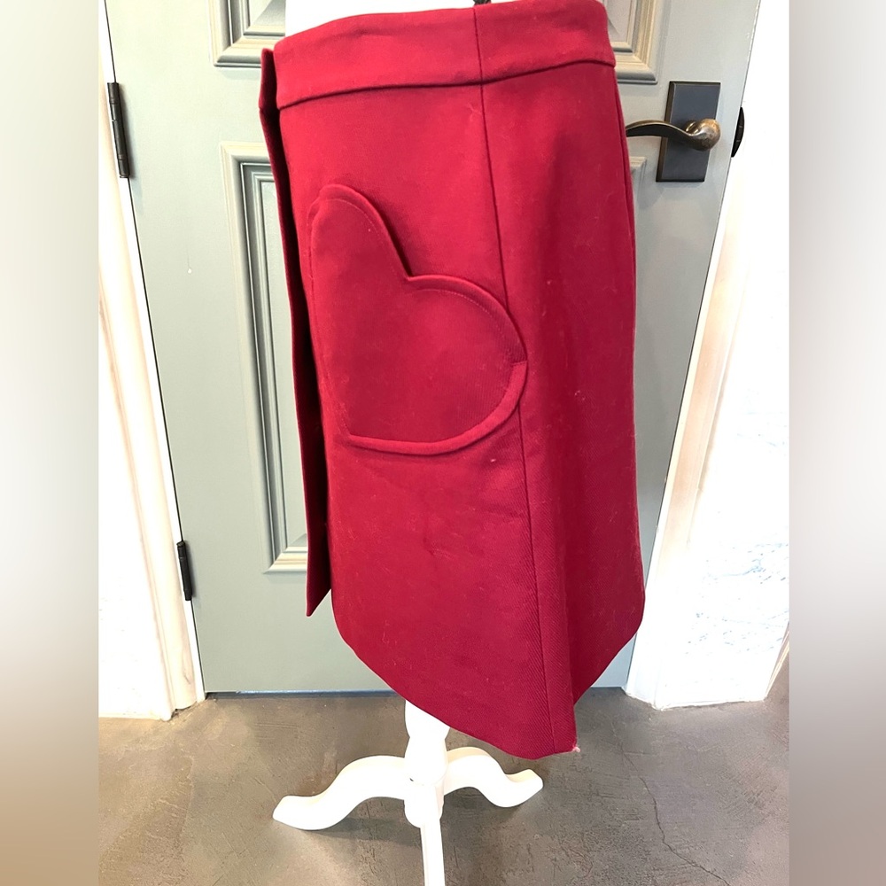 Kate Spade Burgundy mini skirt size 10 - Picture 3 of 6